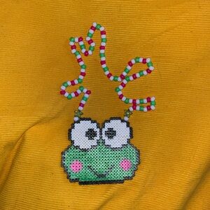 Keroppi Perler/Kandi Handmade Necklace